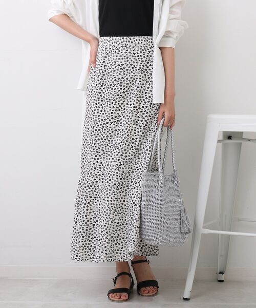 DRESKIP（ドレスキップ）の「◆花柄マーメイドスカート（スカート・レディース・ホワイト系3/ブラック系/オレンジ系その他2・02/03/04）」の8枚目の写真