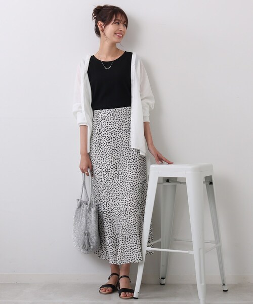 DRESKIP（ドレスキップ）の「◆花柄マーメイドスカート（スカート・レディース・ホワイト系3/ブラック系/オレンジ系その他2・02/03/04）」の15枚目の写真