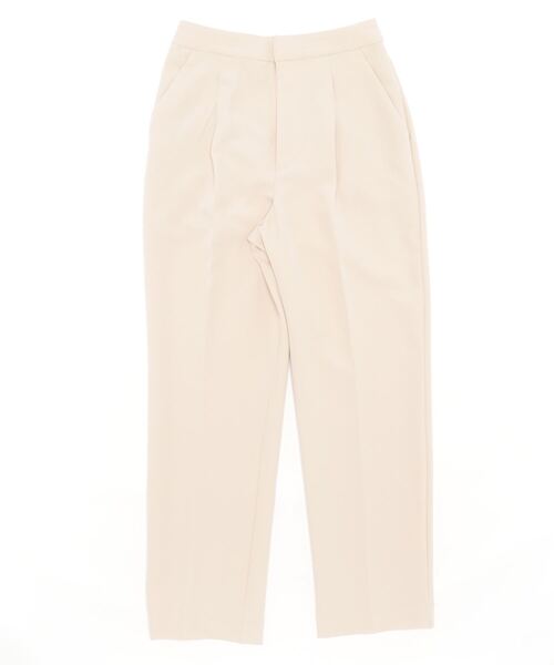 Q（キュー）の「センタープレスストレートパンツ（その他パンツ・レディース・ライトグレー/ピンク/ブルー・MEDIUM）」の5枚目の写真