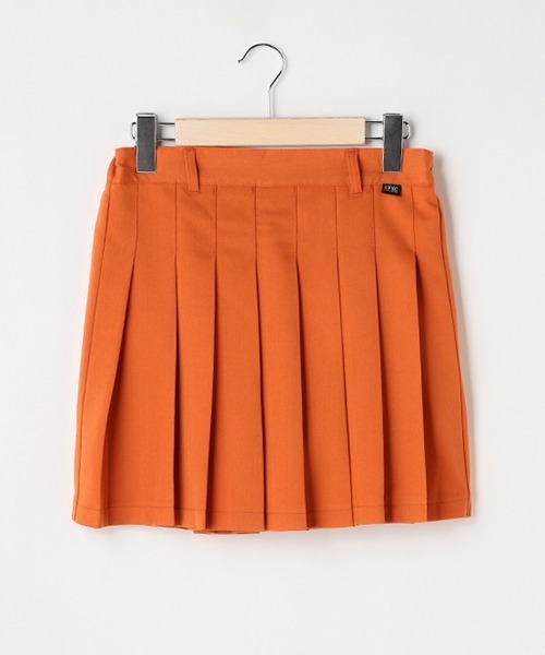 LOVETOXIC（ラブトキシック）の「無地プリーツスカパン（スカート・キッズ・グレー/モスグリーン/オレンジ/ブラック・SS/S/L/M）」の19枚目の写真