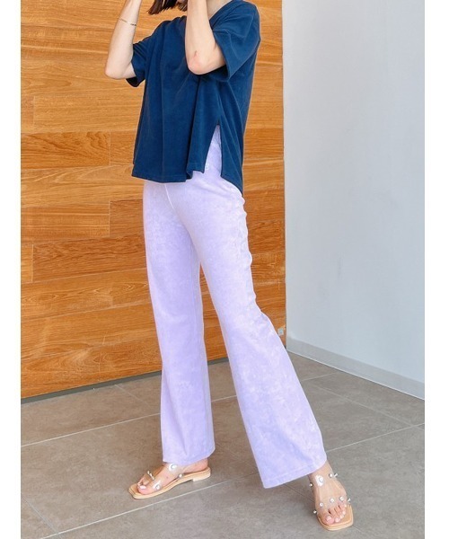 Vicente（ヴィセンテ）の「Onemile pile Tshirts（Tシャツ/カットソー・レディース・ホワイト/ネイビー・FREE）」の18枚目の写真