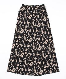 sango | アニマル柄スリットロングスカート(スカート)