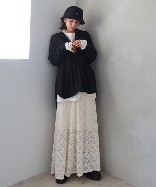 CREDONA（クレドナ）の「CREDONA刺繍バケットハット（ハット・レディース・ブラック/ベージュ・FREE）」の8枚目の写真