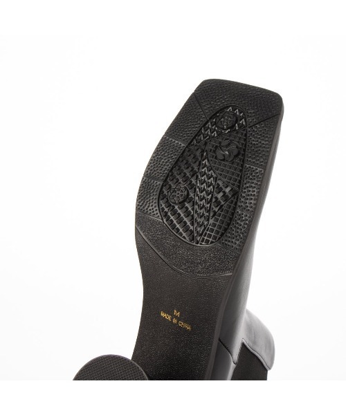 Mafmof（マフモフ）の「Mafmof(マフモフ)変形ヒールサイドゴアショートブーツ（ブーツ・レディース・ブラック/ブラック系その他/ホワイト・M/L/LL/S）」の20枚目の写真