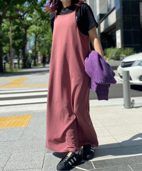 CPCM（シーピーシーエム）の「バッククロスポンチキャミワンピース（ワンピース・レディース・ブラック/ピンク/ブルー・FREE）」の11枚目の写真