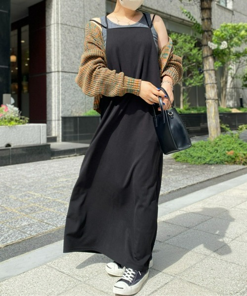 CPCM（シーピーシーエム）の「バッククロスポンチキャミワンピース（ワンピース・レディース・ブラック/ピンク/ブルー・FREE）」の17枚目の写真