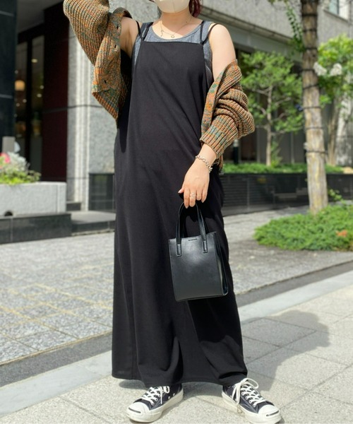 CPCM（シーピーシーエム）の「バッククロスポンチキャミワンピース（ワンピース・レディース・ブラック/ピンク/ブルー・FREE）」の14枚目の写真