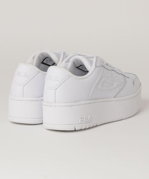 FILA(フィラ)の「FILA/フィラ FX-115 DSX エフエックスー115 ディーエスエックス レディース スニーカー 厚底 脚長 WSS21079-100(スニーカー・レディース・ホワイト×ホワイト・24.5cm/23.0cm/25.0cm/23.5cm/22.5cm/24.0cm)」の3枚目の写真