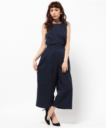 ROSE BUD | LOP-15124 BACKZIP WIDE CROPPED COMBINAISON(つなぎ/オールインワン)