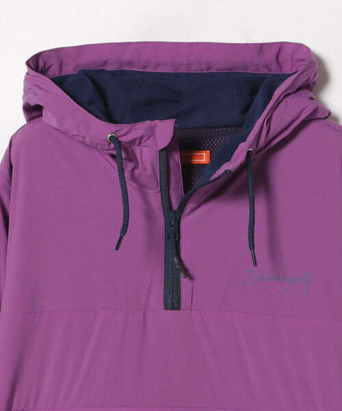 BEAMS GOLF パッカブル アノラック パーカ　S パープル BEAMS GOLF パッカブル アノラック パーカ S パープル