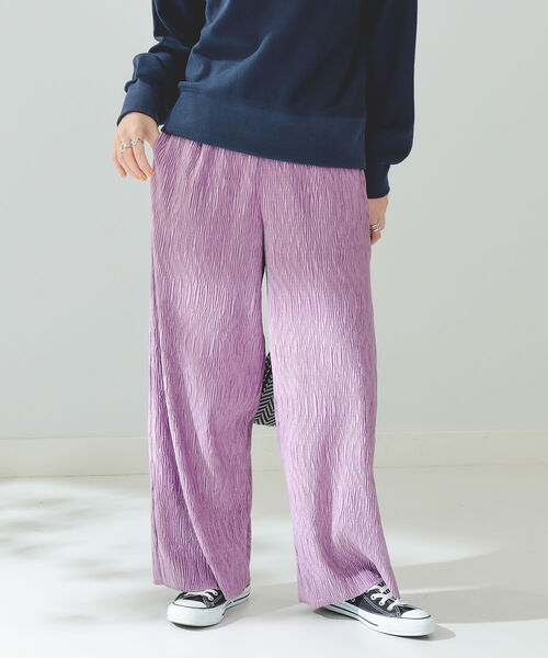 B:MING by BEAMS（ビーミングバイビームス）の「B:MING by BEAMS / カット コーデュロイ パンツ 22AW（その他パンツ・レディース・ミント/サックスブルー/モーブ系・MEDIUM/SMALL）」の4枚目の写真