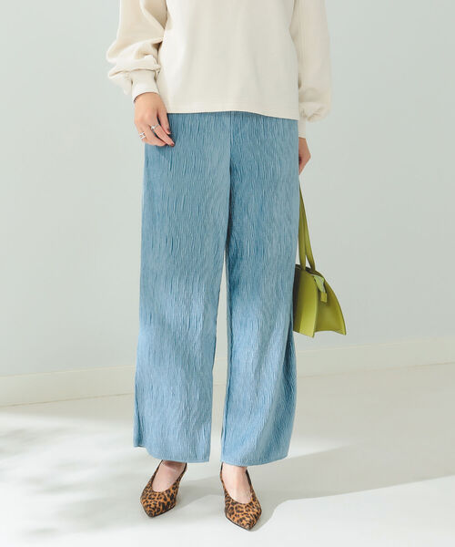 B:MING by BEAMS（ビーミングバイビームス）の「B:MING by BEAMS / カット コーデュロイ パンツ 22AW（その他パンツ・レディース・ミント/サックスブルー/モーブ系・MEDIUM/SMALL）」の8枚目の写真