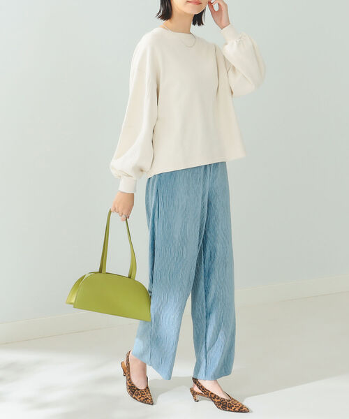 B:MING by BEAMS（ビーミングバイビームス）の「B:MING by BEAMS / カット コーデュロイ パンツ 22AW（その他パンツ・レディース・ミント/サックスブルー/モーブ系・MEDIUM/SMALL）」の9枚目の写真