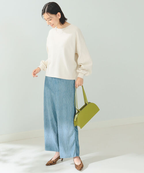 B:MING by BEAMS（ビーミングバイビームス）の「B:MING by BEAMS / カット コーデュロイ パンツ 22AW（その他パンツ・レディース・ミント/サックスブルー/モーブ系・MEDIUM/SMALL）」の10枚目の写真