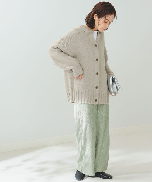 B:MING by BEAMS（ビーミングバイビームス）の「B:MING by BEAMS / カット コーデュロイ パンツ 22AW（その他パンツ・レディース・ミント/サックスブルー/モーブ系・MEDIUM/SMALL）」の13枚目の写真