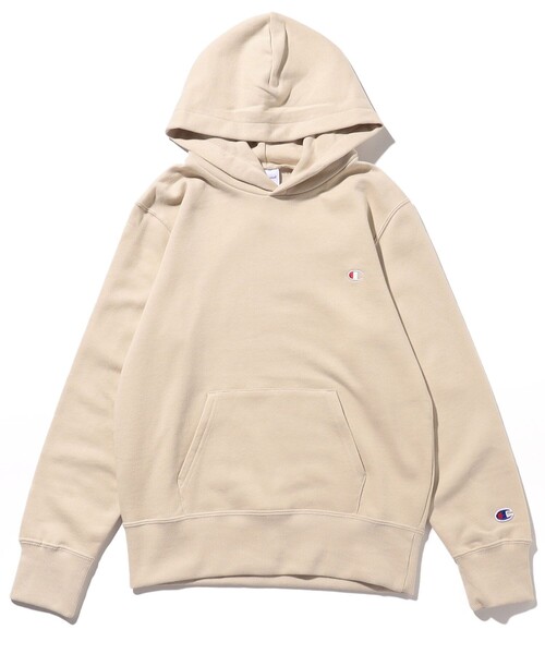 FREAK'S STORE（フリークスストア）の「WEB限定 Champion/チャンピオン KIDS SWT PK/キッズ フーデッドスウェットシャツ/パーカー/CK-T101（パーカー・キッズ・グレー/ブラック/ベージュ/ネイビー・100/120/140/110/130/150）」の3枚目の写真