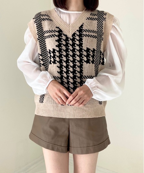 titty＆Co. PETIT（ティティアンドコープティ）の「【titty&Co.PETIT】フェイクレザーショーパン（その他パンツ・レディース・ブラック/モカ・SMALL/MEDIUM）」の7枚目の写真