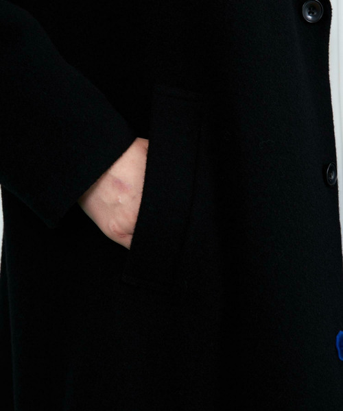 FRAPBOIS（フラボア）の「ウールモッサ チェスターコート（チェスターコート・レディース・グレー/ブラック・1/2）」の7枚目の写真