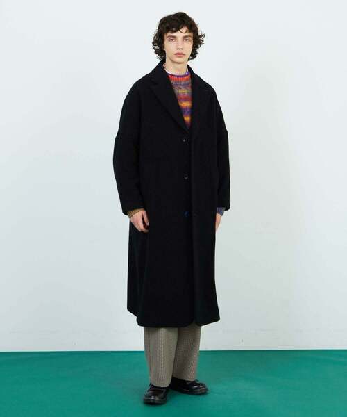 FRAPBOIS（フラボア）の「ウールモッサ チェスターコート（チェスターコート・レディース・グレー/ブラック・1/2）」の17枚目の写真