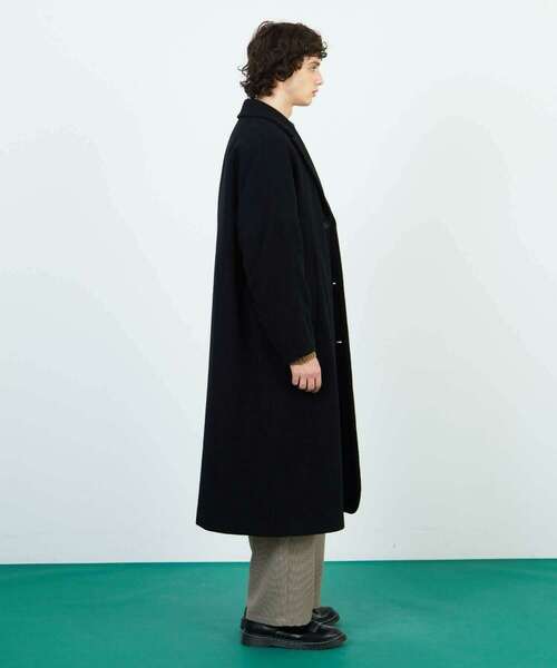 FRAPBOIS（フラボア）の「ウールモッサ チェスターコート（チェスターコート・レディース・グレー/ブラック・1/2）」の19枚目の写真
