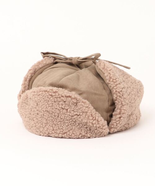 Samansa Mos2 Lagom(サマンサモスモスラーゴム)の「フライトキャップ(キャップ・キッズ・カーキ/ライトベージュ・MEDIUM/LARGE)」の1枚目の写真