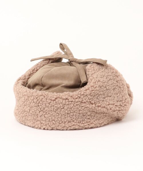 Samansa Mos2 Lagom(サマンサモスモスラーゴム)の「フライトキャップ(キャップ・キッズ・カーキ/ライトベージュ・MEDIUM/LARGE)」の3枚目の写真