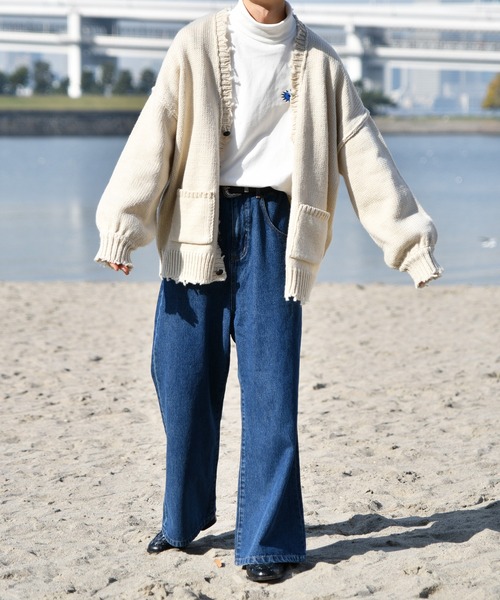 ニットカーディガン