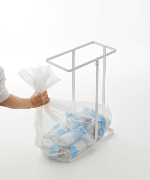 tower(タワー)の「WEB限定 tower スリム蓋付き分別ゴミ袋ホルダー 45L ホワイト(ダストボックス・レディース・ホワイト・FREE)」の7枚目の写真