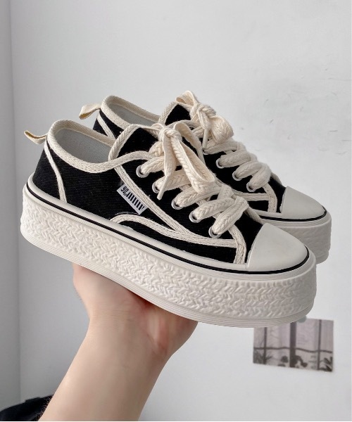 Burner(バーナー)の「【OKUOKU 0909】厚底スニーカー oku-shoes-687973546505-2795(スニーカー・レディース・A/B・36/38/40)」の3枚目の写真