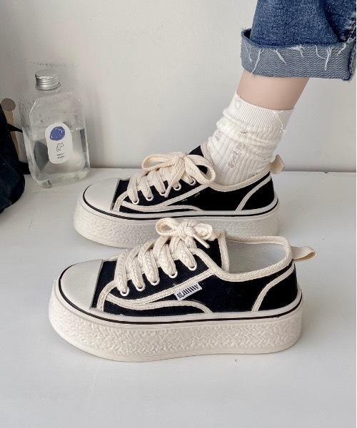 Burner(バーナー)の「【OKUOKU 0909】厚底スニーカー oku-shoes-687973546505-2795(スニーカー・レディース・A/B・36/38/40)」の4枚目の写真