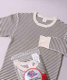 JEMORGAN（ジェーイーモーガン）の「(LK)【JEMORGAN】【パックT】ワッフル ボーダー 長袖 Tシャツ（Tシャツ/カットソー・メンズ）」