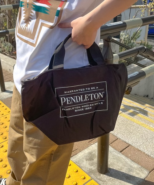 PENDLETON（ペンドルトン）の「【 PENDLETON / ペンドルトン 】 PENDLETON PDWミニトート MINI TOTE BAG PDW（トートバッグ・メンズ・オリーブドラブ/ブラック/グレイッシュベージュ・FREE）」の2枚目の写真