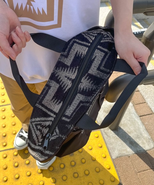 PENDLETON（ペンドルトン）の「【 PENDLETON / ペンドルトン 】 PENDLETON PDWミニトート MINI TOTE BAG PDW（トートバッグ・メンズ・オリーブドラブ/ブラック/グレイッシュベージュ・FREE）」の14枚目の写真