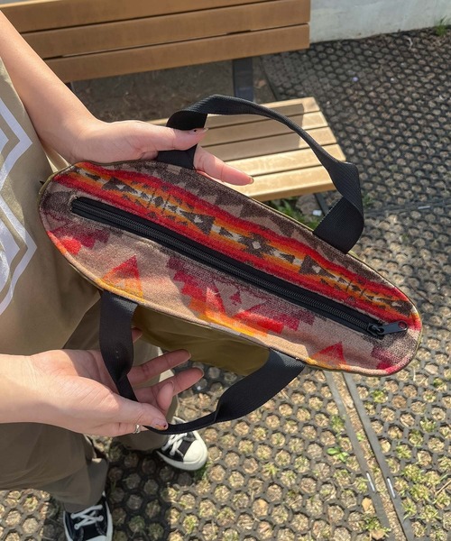 PENDLETON（ペンドルトン）の「【 PENDLETON / ペンドルトン 】 PENDLETON PDWミニトート MINI TOTE BAG PDW（トートバッグ・メンズ・オリーブドラブ/ブラック/グレイッシュベージュ・FREE）」の12枚目の写真