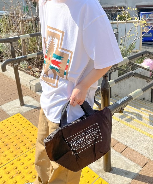 PENDLETON（ペンドルトン）の「【 PENDLETON / ペンドルトン 】 PENDLETON PDWミニトート MINI TOTE BAG PDW（トートバッグ・メンズ・オリーブドラブ/ブラック/グレイッシュベージュ・FREE）」の15枚目の写真