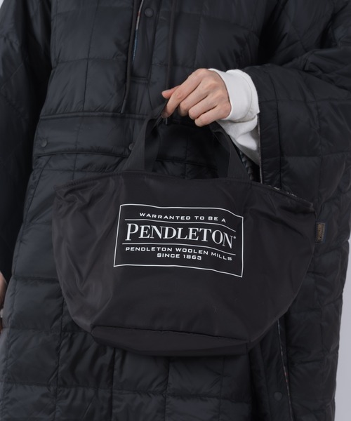 PENDLETON（ペンドルトン）の「【 PENDLETON / ペンドルトン 】 PENDLETON PDWミニトート MINI TOTE BAG PDW（トートバッグ・メンズ・オリーブドラブ/ブラック/グレイッシュベージュ・FREE）」の9枚目の写真