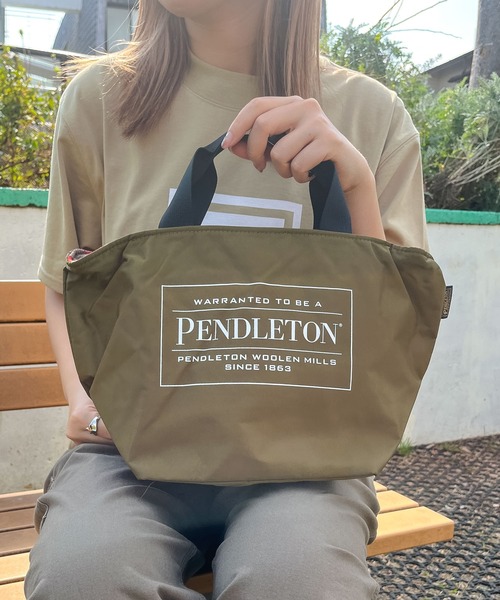 PENDLETON（ペンドルトン）の「【 PENDLETON / ペンドルトン 】 PENDLETON PDWミニトート MINI TOTE BAG PDW（トートバッグ・メンズ・オリーブドラブ/ブラック/グレイッシュベージュ・FREE）」の13枚目の写真