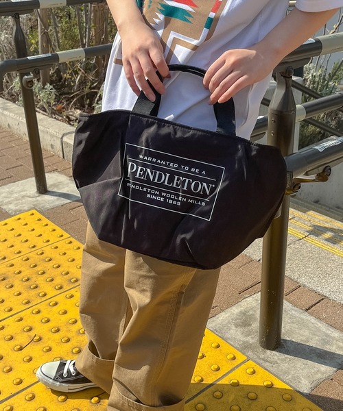 PENDLETON（ペンドルトン）の「【 PENDLETON / ペンドルトン 】 PENDLETON PDWミニトート MINI TOTE BAG PDW（トートバッグ・メンズ・オリーブドラブ/ブラック/グレイッシュベージュ・FREE）」の16枚目の写真