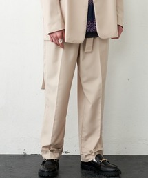 AIVER　ラップテーパードスラックスパンツ