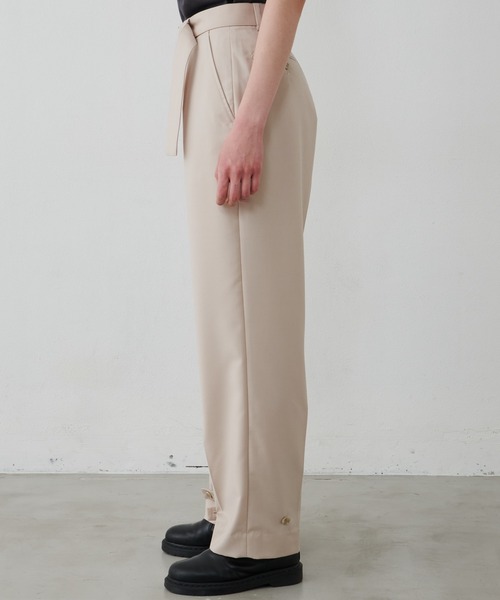 AIVER（アイバー）の「AIVER　ラップテーパードスラックスパンツ（スラックス・メンズ・ナチュラル/ネイビー/ブラック・LARGE/SMALL/MEDIUM）」の12枚目の写真