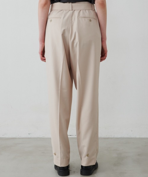 AIVER（アイバー）の「AIVER　ラップテーパードスラックスパンツ（スラックス・メンズ・ナチュラル/ネイビー/ブラック・LARGE/SMALL/MEDIUM）」の13枚目の写真