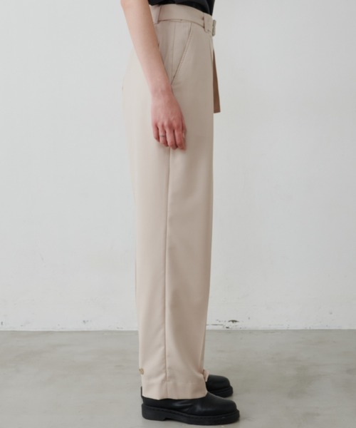 AIVER（アイバー）の「AIVER　ラップテーパードスラックスパンツ（スラックス・メンズ・ナチュラル/ネイビー/ブラック・LARGE/SMALL/MEDIUM）」の14枚目の写真