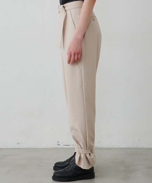 AIVER（アイバー）の「AIVER　ラップテーパードスラックスパンツ（スラックス・メンズ・ナチュラル/ネイビー/ブラック・LARGE/SMALL/MEDIUM）」の16枚目の写真