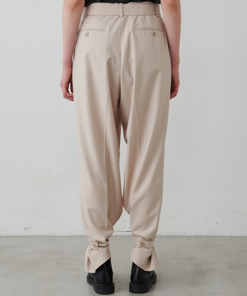 AIVER（アイバー）の「AIVER　ラップテーパードスラックスパンツ（スラックス・メンズ・ナチュラル/ネイビー/ブラック・LARGE/SMALL/MEDIUM）」の17枚目の写真