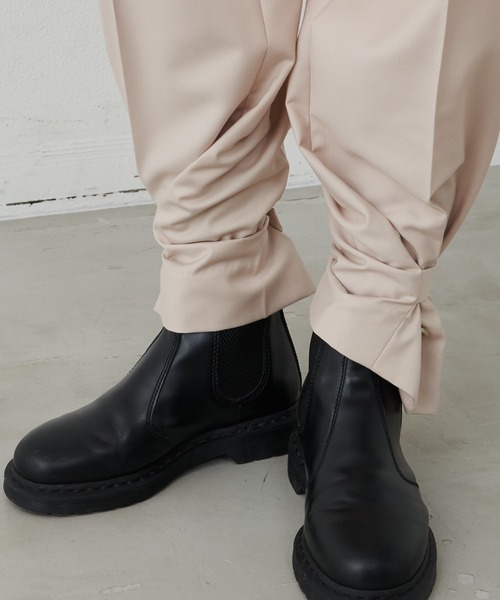 AIVER（アイバー）の「AIVER　ラップテーパードスラックスパンツ（スラックス・メンズ・ナチュラル/ネイビー/ブラック・LARGE/SMALL/MEDIUM）」の22枚目の写真