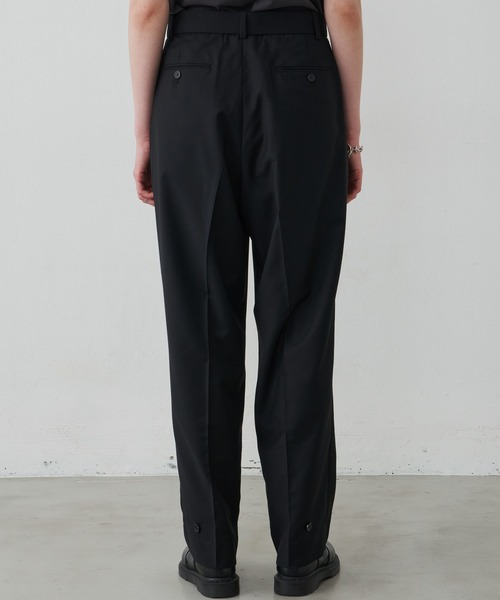 AIVER（アイバー）の「AIVER　ラップテーパードスラックスパンツ（スラックス・メンズ・ナチュラル/ネイビー/ブラック・LARGE/SMALL/MEDIUM）」の6枚目の写真