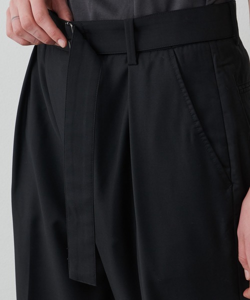 AIVER（アイバー）の「AIVER　ラップテーパードスラックスパンツ（スラックス・メンズ・ナチュラル/ネイビー/ブラック・LARGE/SMALL/MEDIUM）」の10枚目の写真