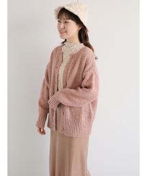 ehka sopo | 前後着ブークレカーディガン(カーディガン/ボレロ)