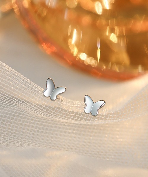Fun & Daily（ファンアンドデイリー）の「F&D : ベリースモールバタフライピアス（ピアス（両耳用）・レディース・シルバー/ゴールド・FREE）」の6枚目の写真