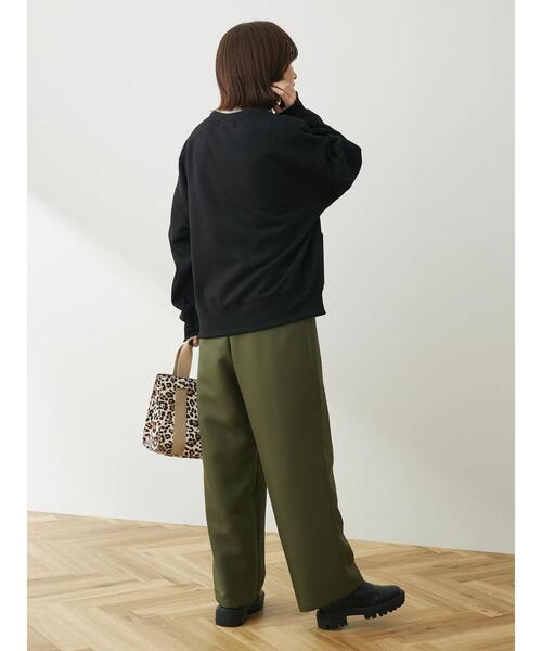 Sugar spoon(シュガースプーン)の「・SUGAR SPOON スウェットカーディガン(カーディガン/ボレロ・レディース・ブルー/プラム/ブラック/グリーン・FREE)」の6枚目の写真